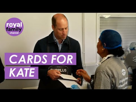 Video: Prince Williams Receives Lovely Cards for Princess Catherine